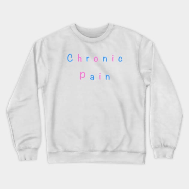 Fuzzy pain Crewneck Sweatshirt by Scootin Newt